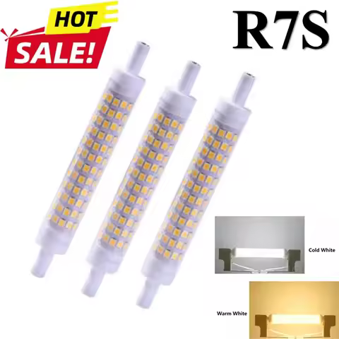 Superbright R7S LED Ceramics Tube SMD 2835 Bulbs 78MM 118MM 135MM High Power R7s Corn Lamp Replace H