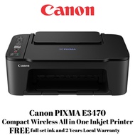 Canon PIXMA E3470 Compact Wireless All in One Ink Jet Printer E 3470