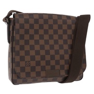 路易威登 Damier Ebene District PM 單肩包 N41213 LV Auth 201434V