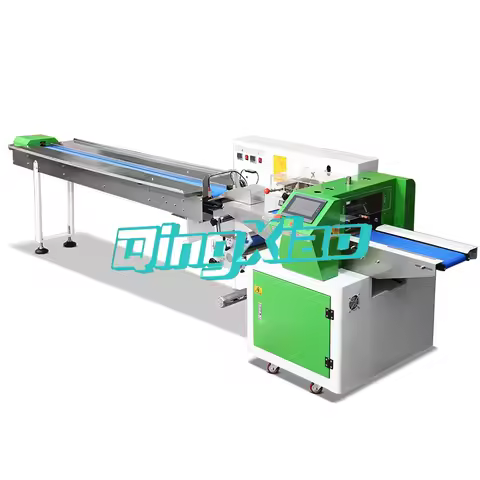 Fully Automatic Bread Candy Chocolate Packing Machine Beef Jerky Small Pillow Tortilla Packaging Hig