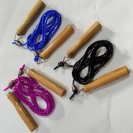 First Quality lompat tali - skiping kayu murah bahan tali warna plasti