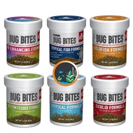 Fluval Bug Bites Series Tropical Fish Goldfish Pleco Cichlid Food 45g