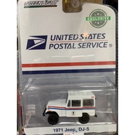 Greenlight 1/64 Postal Service 1971 Jeep DJ-5 Us
