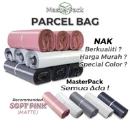 Quality Courier Bag Soft Pink Parcel Packing Bag No Pocket Postal Mailers Flyer Mailing Beg Kurier M