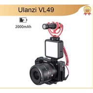 ULANZI VL49 RECHARGEABLE MINI LED LIGHT 2000 MAH BUILT-IN BATTERY