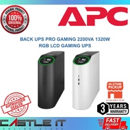 APC Back UPS Pro Gaming 2200VA 1320W Black White RGB LCD Gaming UPS