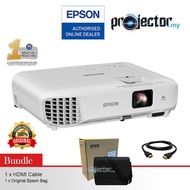 EPSON EB-E01 / EB-E12 / EB-X06 / EB-X51 / EB-W06 / EB-W51 / EB-1785W / EB-FH52 3LCD Projector, bag, 