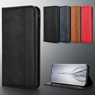 Magnetic Flip Leather Case For Tecno Spark Slim 4G/Pova Slim 5G/KM9 Casing Phone Cover With Wallet C