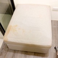 【二手】IKEA 沙發收納椅凳 淺灰色 / 可收納 布套可拆洗 (限自取)