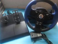 羅技 Logitech  Driving Force EX 力回饋方向盤 PS2 PC 使用保存功能良好 圖片內容為實物
