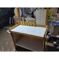 booth portable / meja lipat / even desk / gerobak lipat / gerobak - melaminto design sendiri