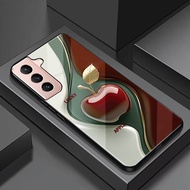 Ốp Lưng cho SAMSUNG GALAXY S21 5G/S21 ULTRA/ S21 PLUS 5G/ S21 FE 5G – Mặt Kính Trái Táo Đẳng Cấp