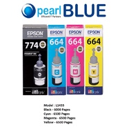 Epson Ink Cartridge T774 / T664 / C13T774100 / C13T664200 / C13T664300 / C13T664400 / L1455