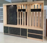 SHOP NBL ชุดโฮมเธียรเตอร์ GUSSY 240 Cm // MODEL : PT-1601+0801 ดีไซน์สวยหรู สไตล์เกาหลี 4 บานเปิด 2 