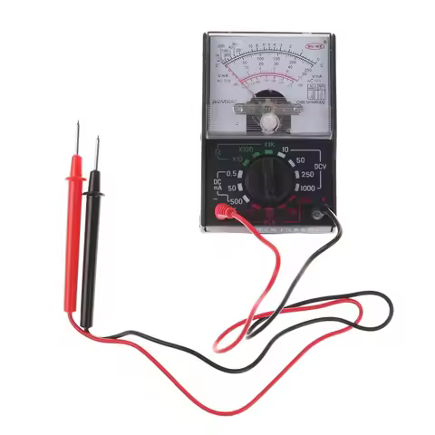Mini Multimeter Dc/Ac 250V 1000V Voltmeter 250ma Ammeter Meter Analog Multimeter Tester Mf-110a With