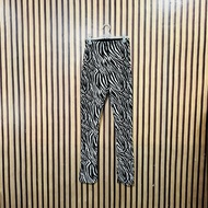 ZARA VINTAGE TROUSERS PANTS ZEBRA PRINT SMALL 13x39x12