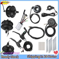 Phoenixshop Hub Motor Kit  Simple To Operation E‑Bike Conversion High Strength Efficiency for 24in Wheel DIY Electric Bicycles