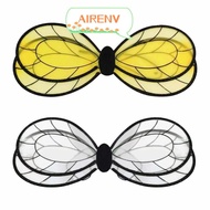 AIRE1NV Bee Wings, Black Yellow Bee Fairy Wings, Fairy Costume Lightweight Angel Wings Stage Perform