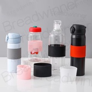 6.5/7.0/7.5/8.5cm aqua flask tumbler accessories water bottle cup non-slip heat insulation protective cover plastic cup cover