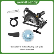 1/2 Hand Angle Grinder Bracket - Anti Slide Auxiliary Handle For Labor-saving Cutting Realize Dust-free Cutting