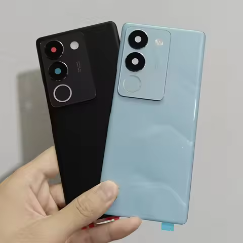 Durable back cover For vivo V29 V2250 Back Door Replacement Battery Case, Rear Housing Cover With Ca