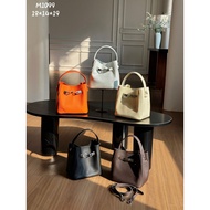 Female Bag 2026 New Style Retro Style Classic Kelly Bag First Layer togo Cowhide Bucket Bag Messenge