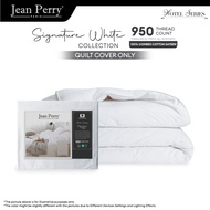 Jean Perry Hotel Series Signature White QUILT COVER ONLY -100% Cotton 950TC