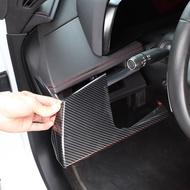 ABS carbon fiber For Chevrolet Corvette C8 Stingray Z51 Z06 2020-2024 Dashboard Console Cover Sticke