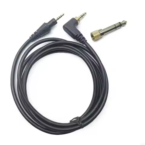 Replacement 3.5mm 6.35mm Cable Extension Cord For Pioneer DJ HDJ-X5 HDJ-X5BT HDJ-X7 HDJ-S7 HDJ-CX HD