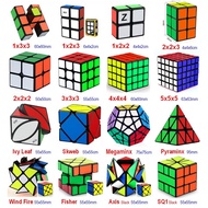 SC Black with Sticker Magic Cube 1x3x3 2x2 3x3 4x4 5x5 Ivy Skweb 1x2x3 2x3x3 Pyraminx Wind Fire Fish