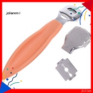 [JM] Cosmetic Tool Corn Pedicure Foot File Callous Remover with 10pcs Blades