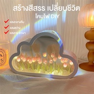 3Dโคมไฟอะคริลิค LED ตกแต่งห้องนอน โคมไฟตั้งโต๊ะเล็ก ๆ 3 มิติ USBไฟกลางคืน, ไฟห้องนอน โคมไฟตั้งโต๊ะ