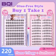 BQI Eyelashes  NO Need Glue Super Sticky False Eyelashes 10-12mm Glue-free False Eyelashes Self-adhe