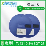 Processing Custom Chip TL431 0.5% SOT-23 Voltage Regulator Benchmark IC Three-End Voltage Regulator 