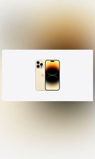全新末開 iphone 14 pro Max 256GB Gold 金色 HK$11,300