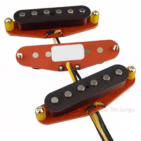 Vintage Fat '60s SSS Pickup CS / Modified StaggerHandmade Alnico 2 Electric Guitar ST Single Coil Pi