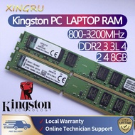 <Preferred Local Stock> Kingston DDR2 DDR3L DDR4 RAM 2 4 8GB PC Laptop Memory 667 800 1066 1333 1600