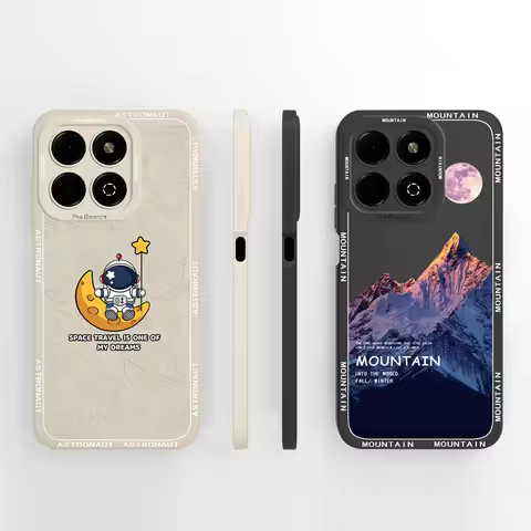 Phone Case For Honor X6b X5b Plus Capa Cute Astronaut Soft Silicone Protection Back Cover For HonorX