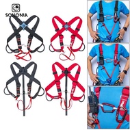 SONONIA Upper Body Climbing Safety Harness Ascending Protection Fixed Belt Canyoning