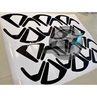 (Ready Stock) S1377# Rim Sticker Nissan Terra vinyl decal  Sticker( Rim Size 18”)