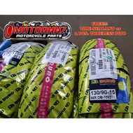 【COD】 DURO TIRE TUBELESS 130/90-15 100/80-17 130/90-16 120/70-12 110/80-14 120/80-14 130/60-13 140/70-12