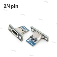 2p 4p Type-C USB Jack 3.1 Type-C 2Pin 4Pin Female Connector Jack Charging Port USB 3.1 Type C Socket