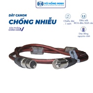 CANON RCA TO XLR FEMALE CORD – 1 METER LONG