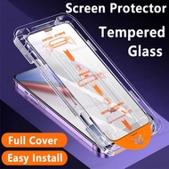 Screen Protector For OPPO A98 A97 A96 A95 A93 A92 A79 A78 A77 A72 5G Easy Install tempered Glass