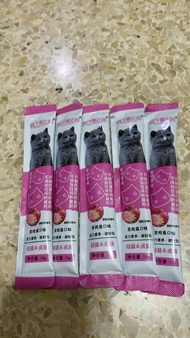 SNACK HEWAN PELIHARAAN CAT STRIP 15G/STRIP KUCING KECIL DAN KUCING BESAR SNACK PENGEMUKAN KUCING