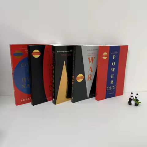 5 Books By Robert Greene 48 Laws of Power, The Concise Laws of Human Nature, The Art of Seduction, M