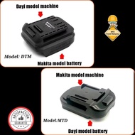 Adaptor Battery for Cordless Mesin - makita type to Dayi type or Dayi type to Makita