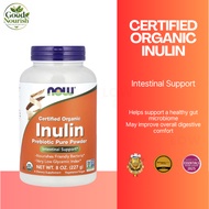 Good Nourish | NOW Foods, Certified Organic Inulin, Prebiotic Pure Powder, 8 oz ( Digestive Health )