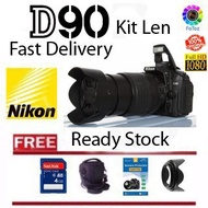 Nikon D90 Dslr + 18-105mm Lens (Used)