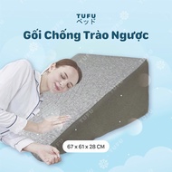 Anti-reflux Triangle Pillow - Premium Memory Foam, Soft, Supports Good Sleep, 60x69x20cm